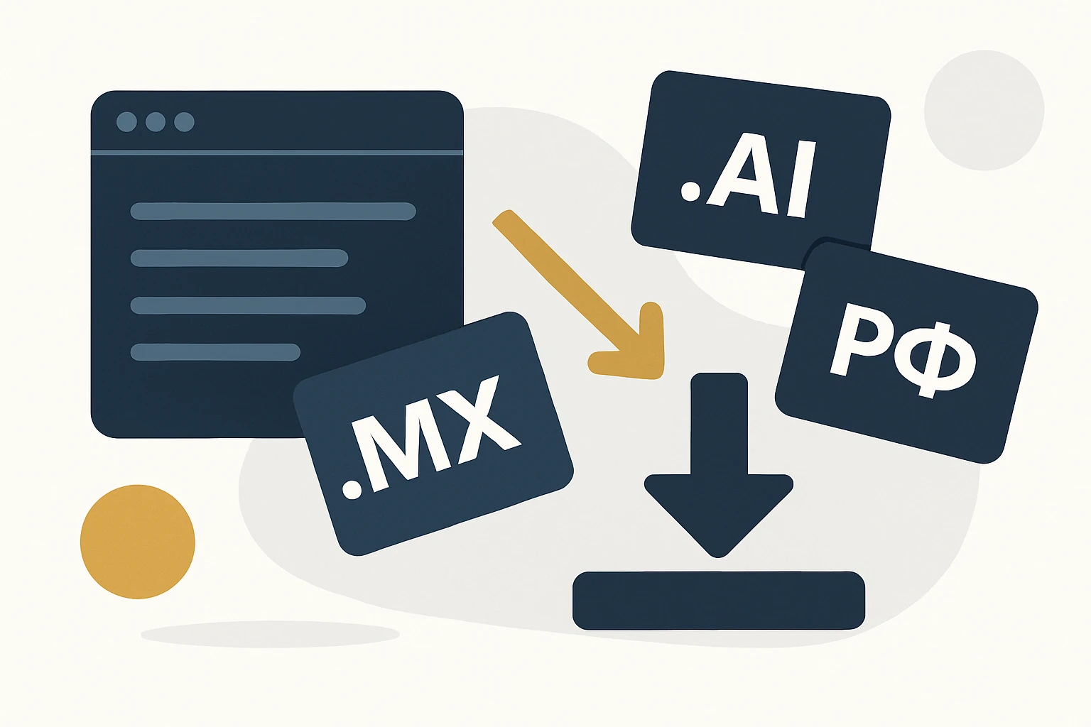 Downloading Lists of Premium TLDs for Brand Strategy: .MX, .AI, and .РФ Domains
