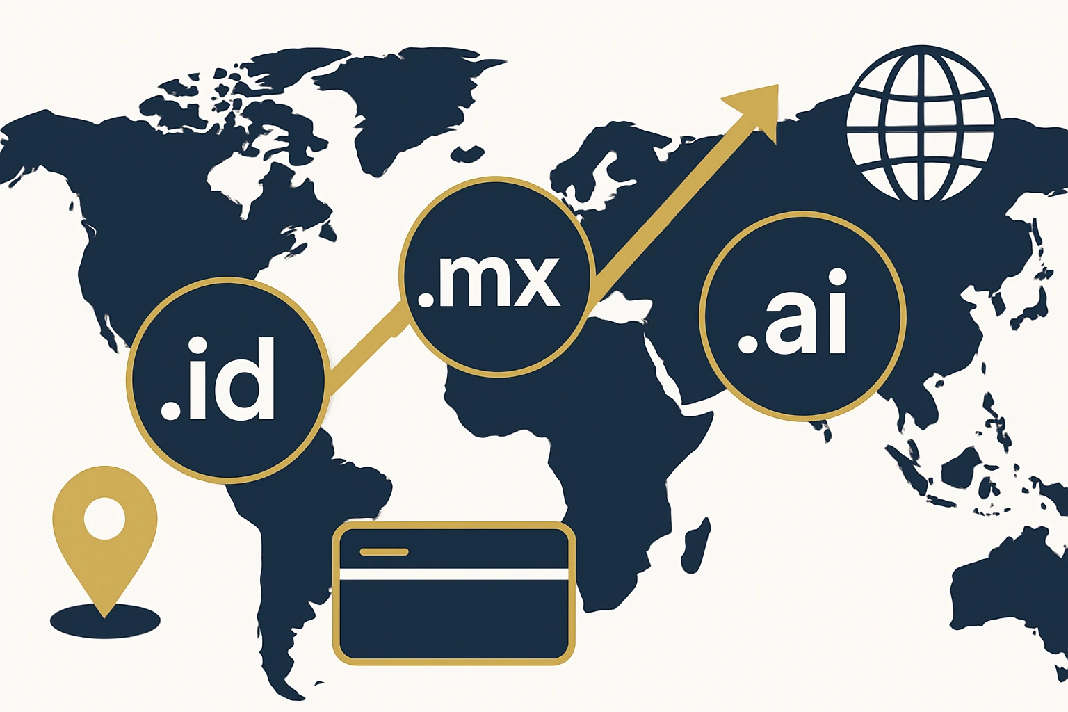Geo-Branding with ccTLDs: Strategic Use of .id, .mx, and .ai for Premium Domains