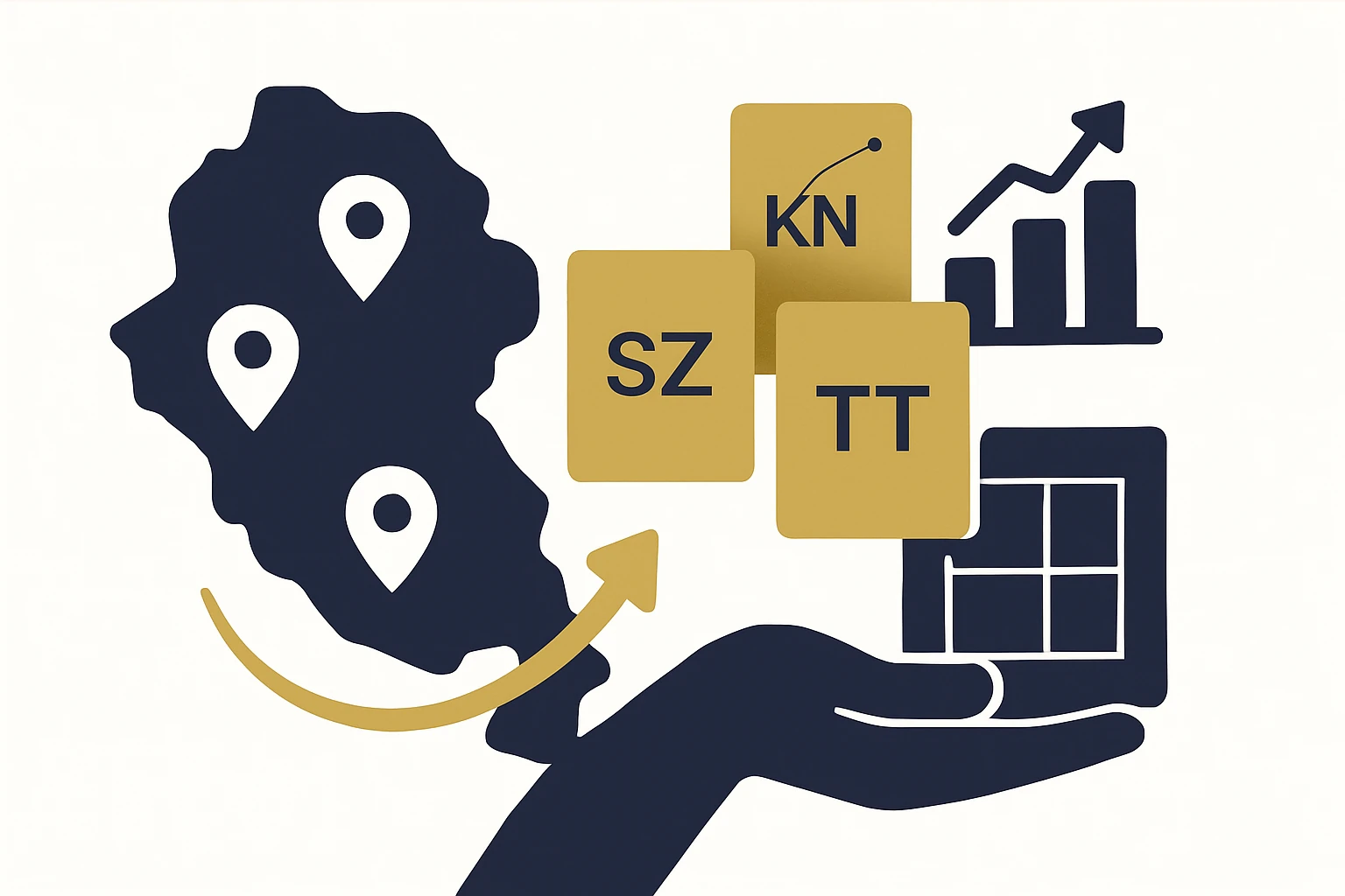Geography-Driven Domain Portfolios for SZ, KN, TT Markets