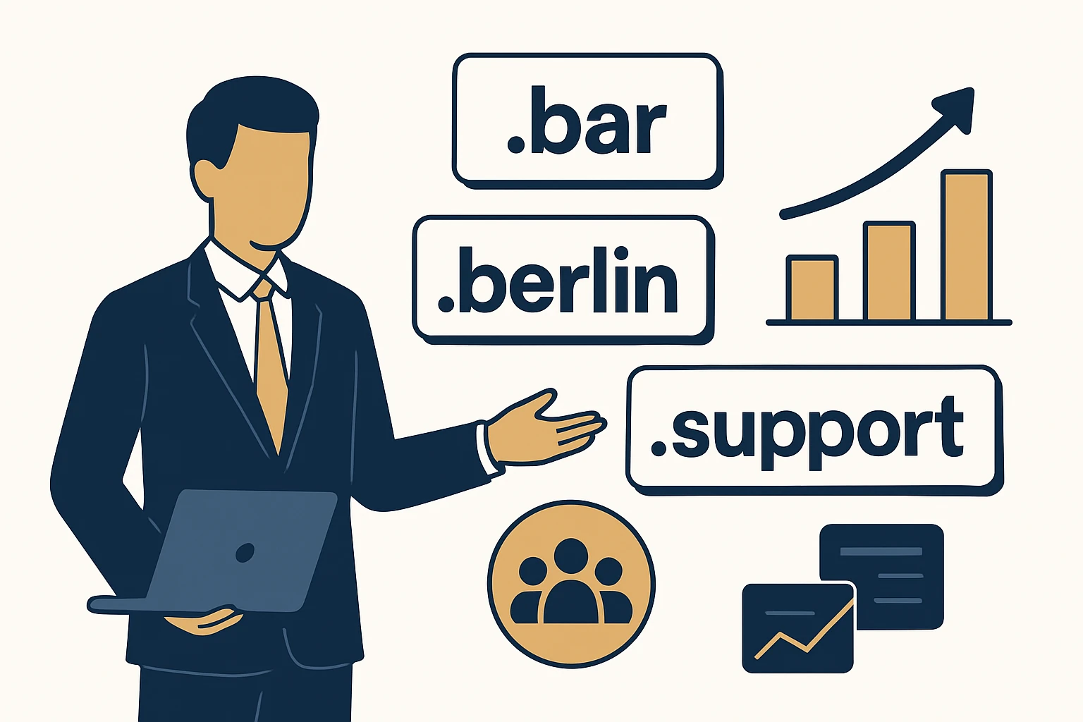 Niche TLD Portfolios for Brand Strategy: Leveraging .bar, .berlin, and .support Domains