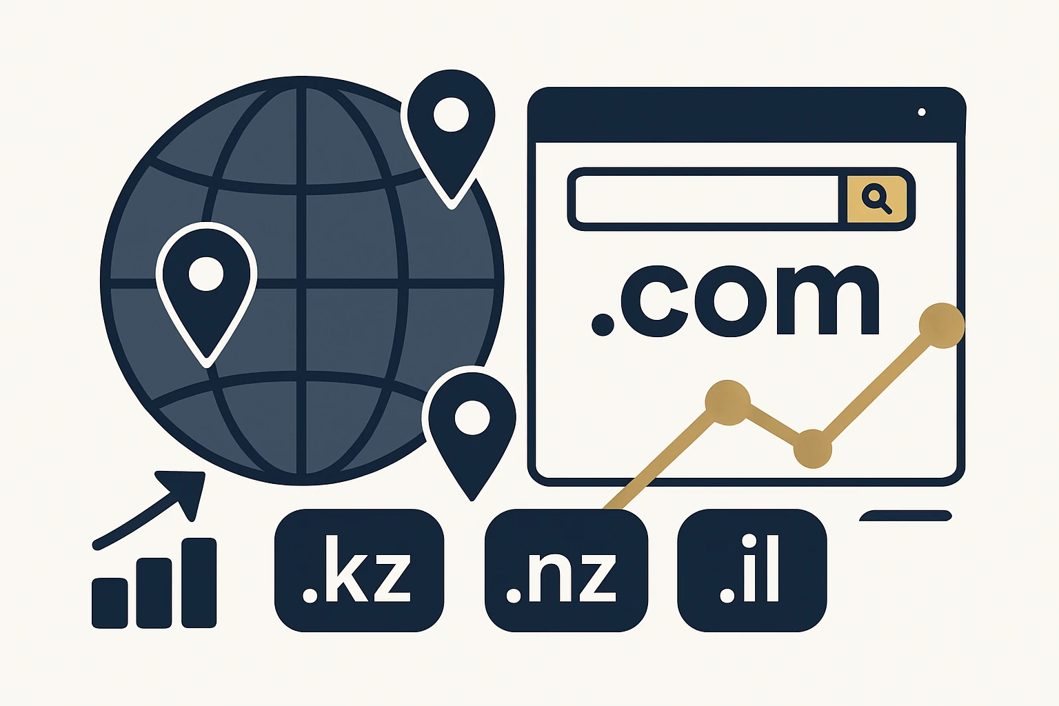 Strategic Cross-Border Domain Acquisition: Kazakhstan, NZ, IL