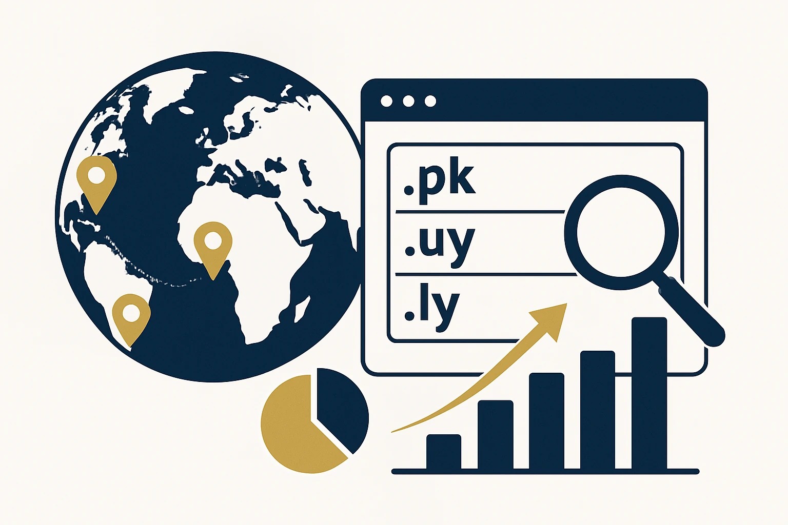 Strategic Cross-Border Domain Portfolios for Emerging Markets: A Practical Framework for PK, UY, LY